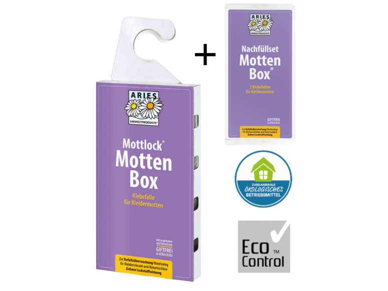 Aries® Mottenbox - inkl. Nachfüllset